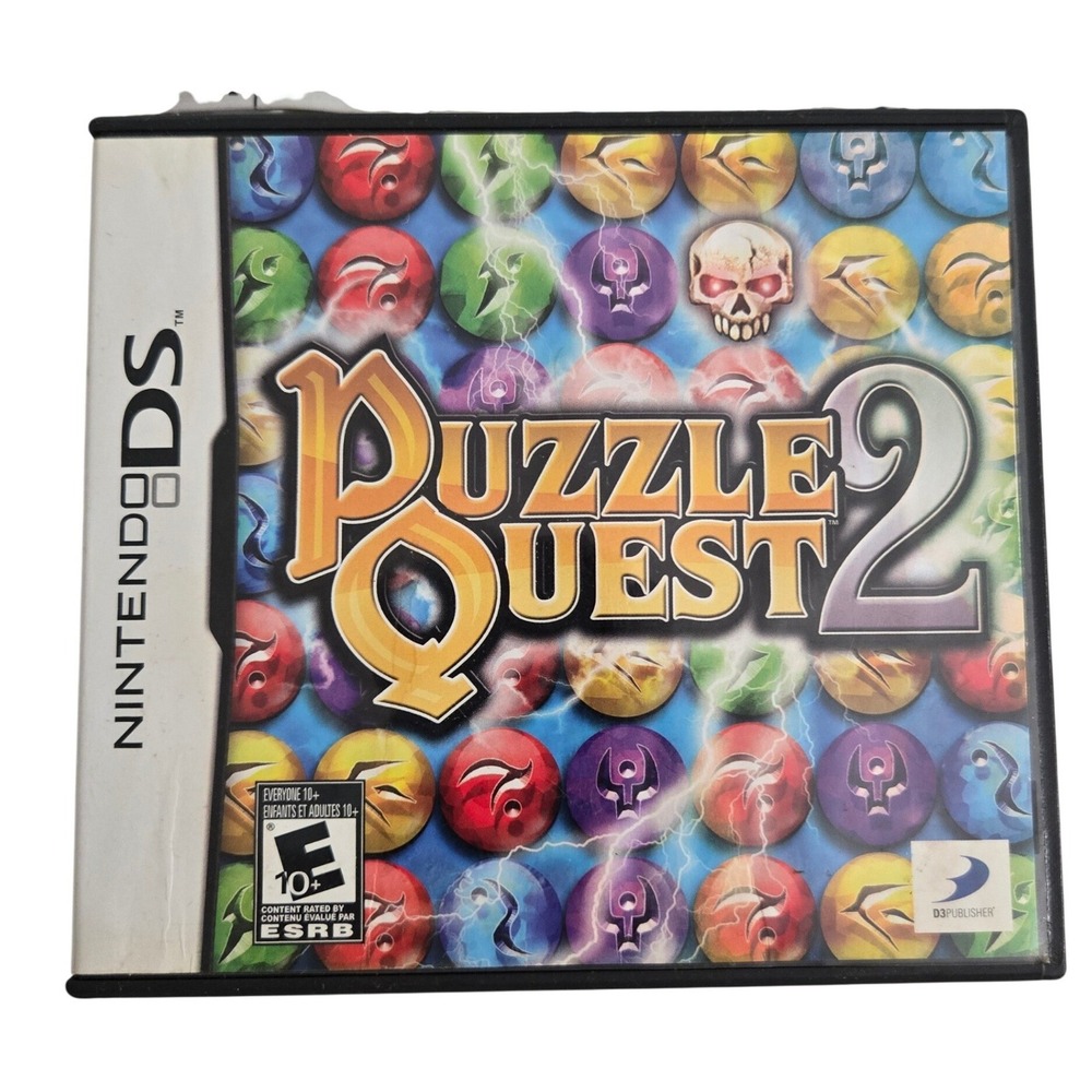 Puzzle Quest 2 Nintendo DS 2010 CIB Complete‎ With Manual D3 Publisher RPG